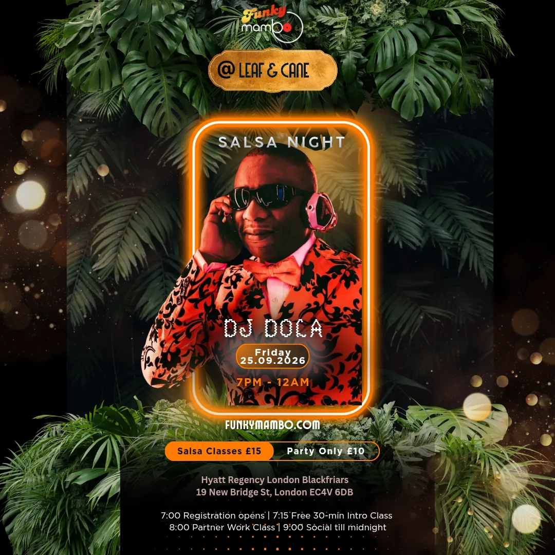 Monthly Party @ Leaf & Cane flyer