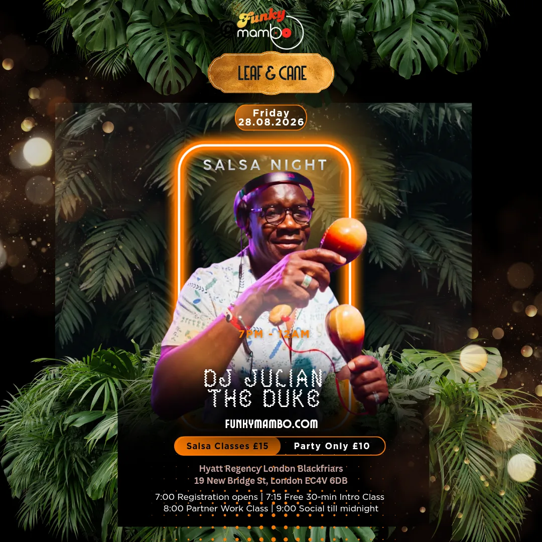 Monthly Party @ Leaf & Cane flyer